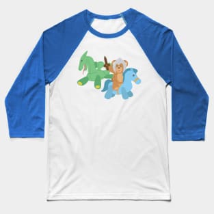 Teddy Bear Knight Baseball T-Shirt